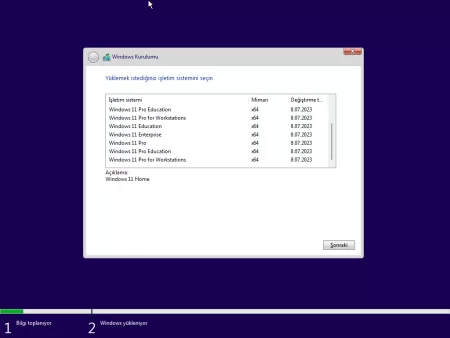 Windows 11 - Tüm Sürümler